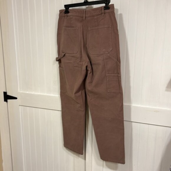Wilfred Free, high waisted,carpenter brown cargo pants size 8 - Picture 3 of 8